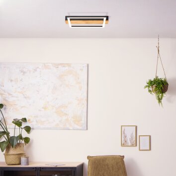 Brilliant Loneos Deckenleuchte LED Braun, Schwarz, 1-flammig Brilliant Loneos Deckenleuchte LED Braun, Schwarz, 1-flammig