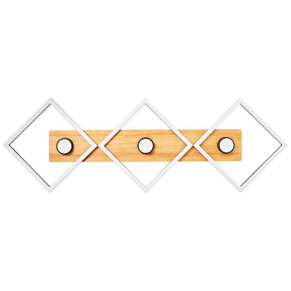Brilliant Woodbridge Deckenleuchte LED Braun, Schwarz, 1-flammig