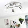 Chapod Deckenleuchte LED Nickel-Matt, 3-flammig