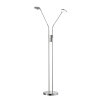 FHL easy Luna Stehleuchte LED Nickel-Matt, 2-flammig