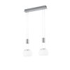 Trio Madison Pendelleuchte LED Nickel-Matt, 2-flammig