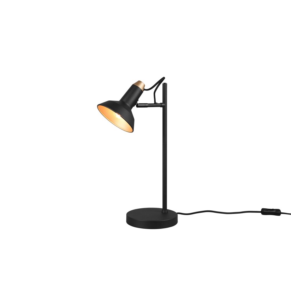 Trio Roxie Tischleuchte Schwarz, 1-flammig main product photo