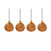 Reality Sprout Pendelleuchte Schwarz, 4-flammig