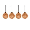 Reality Sprout Pendelleuchte Schwarz, 4-flammig
