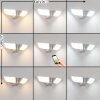 Carnetin Außenwandleuchte LED Weiß, 2-flammig
