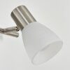 Villaseca Wandleuchte LED Nickel-Matt, 2-flammig