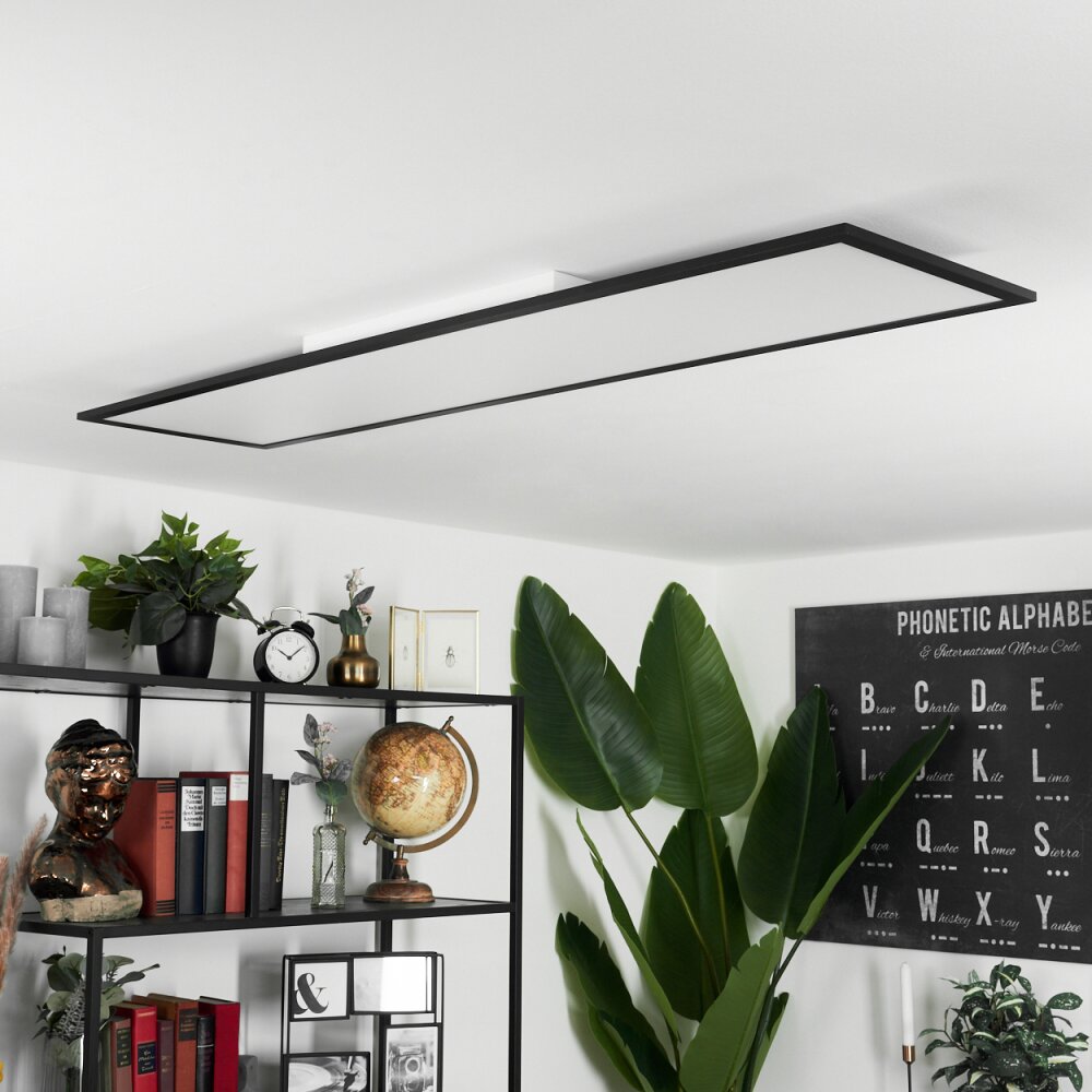 Wilderswil  Deckenpanel LED Weiß, 1-flammig