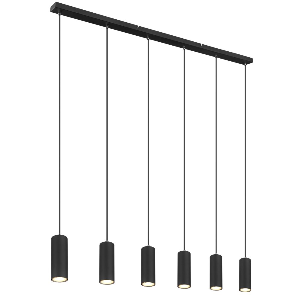 Globo ROBBY Hängeleuchte Schwarz, 6-flammig main product photo