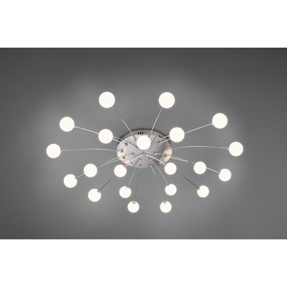 Trio Bullet Deckenleuchte LED Nickel-Matt, 21-flammig main product photo