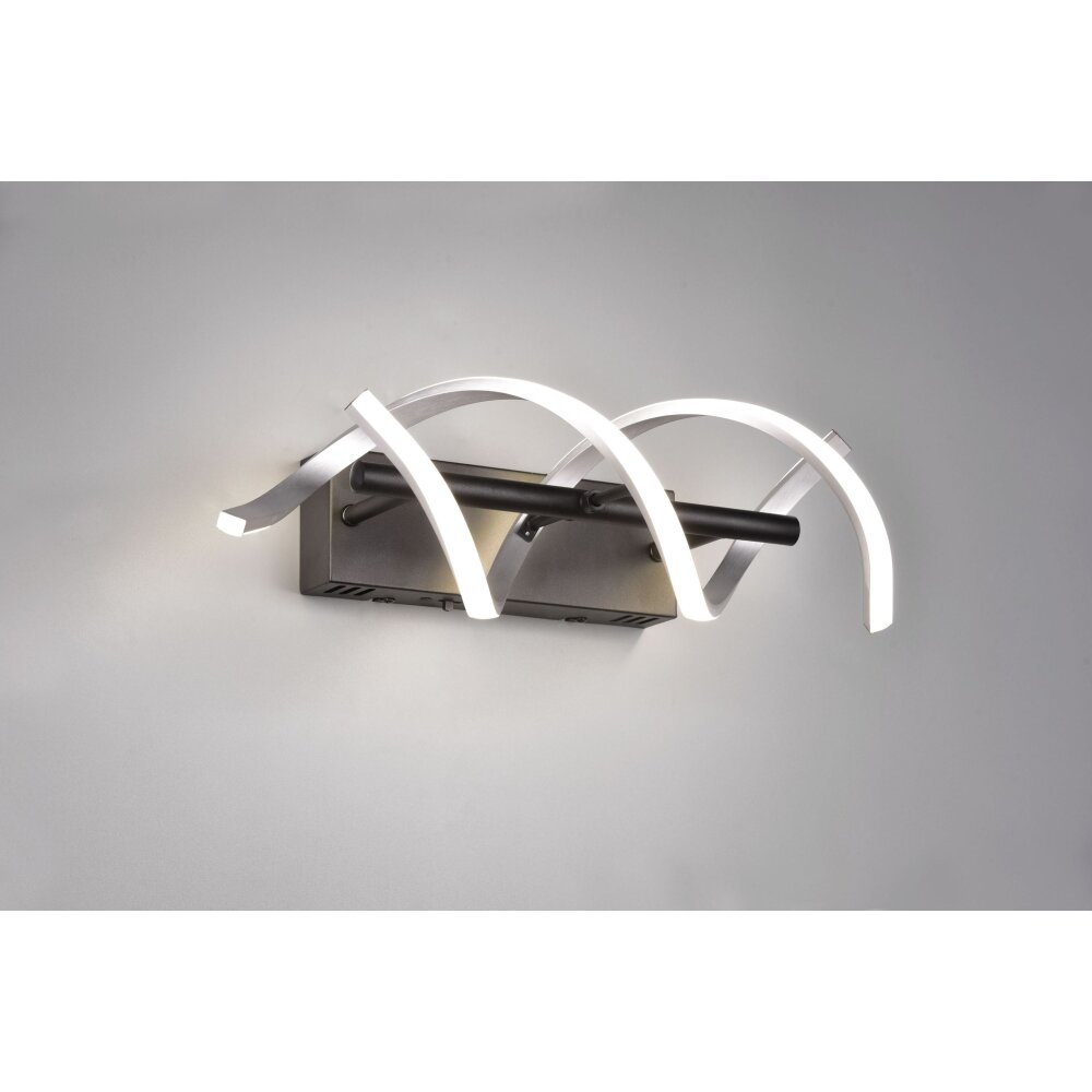 Trio Sequence Wandleuchte LED Aluminium, Schwarz, 1-flammig main product photo