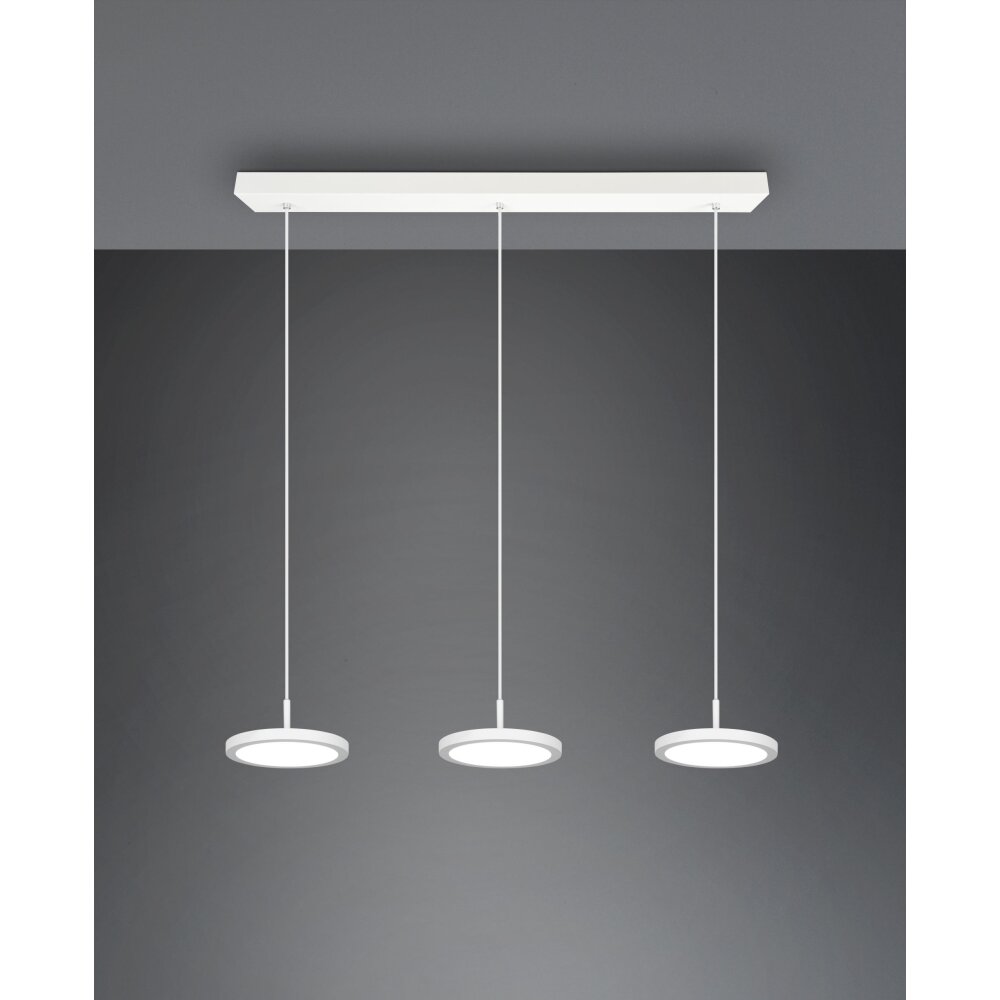 Trio Tray Pendelleuchte LED Weiß, 3-flammig main product photo