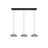 Trio Tray Pendelleuchte LED Schwarz, 3-flammig