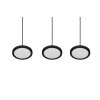 Trio Tray Pendelleuchte LED Schwarz, 3-flammig