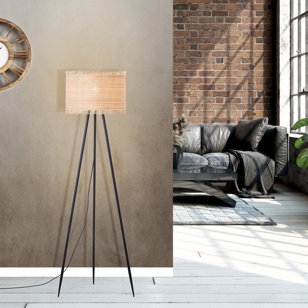 Brilliant Raffy Stehlampe Schwarz, 1-flammig main product photo