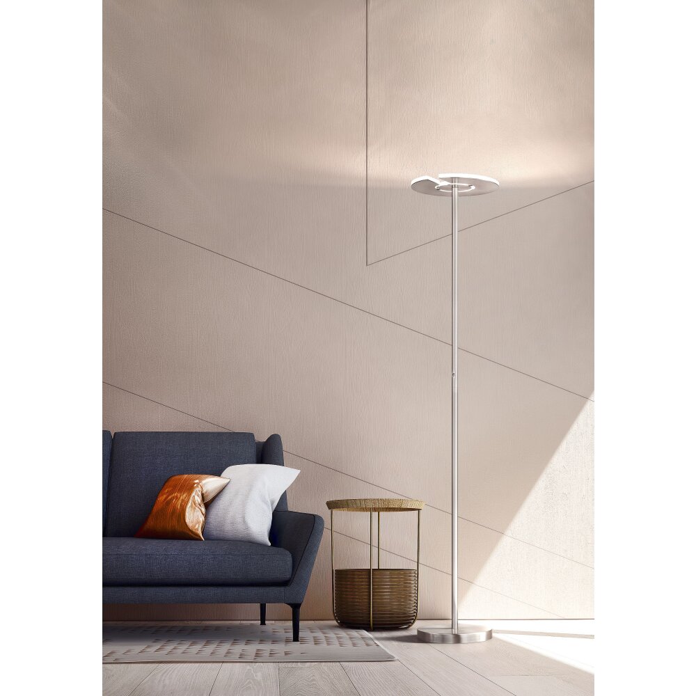 Fischer & Honsel Dent Deckenfluter LED Nickel-Matt, 1-flammig main product photo