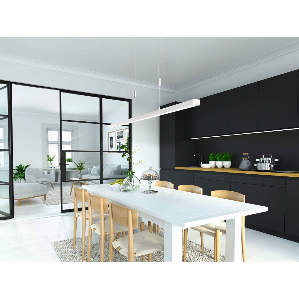 Fischer & Honsel Vito Pendelleuchte LED Nickel-Matt, 1-flammig main product photo