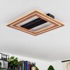 Charentay Deckenleuchte LED Schwarz, 1-flammig