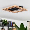 Charentay Deckenleuchte LED Schwarz, 1-flammig