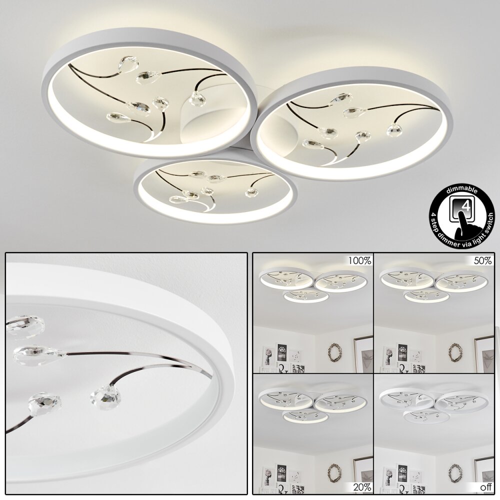 Fombillou Deckenleuchte LED Weiß, 1-flammig main product photo