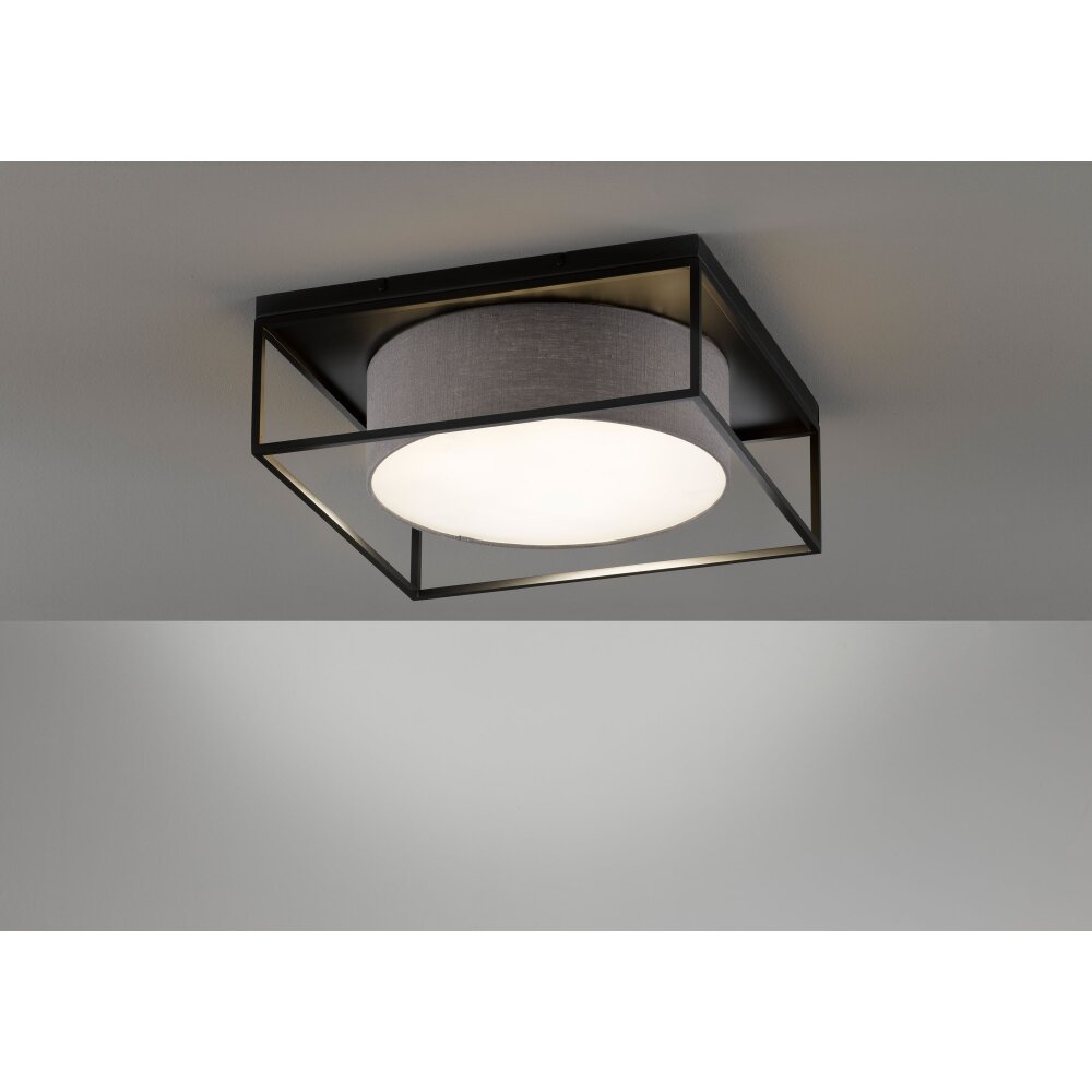 Fischer & Honsel Carre Deckenleuchte Schwarz, 3-flammig