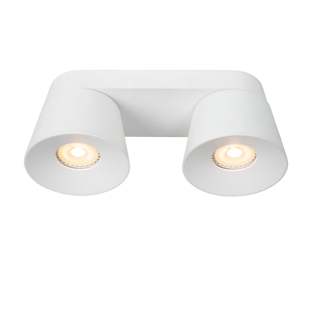 Lucide TRIGONO Deckenleuchte Weiß, 2-flammig main product photo