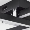Cavareno Deckenleuchte LED Schwarz, 1-flammig