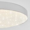 Mentque Deckenleuchte LED Silber, 1-flammig