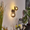 Chehalis Wandleuchte LED Schwarz, 2-flammig