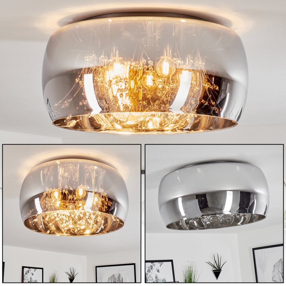Belleguette Deckenleuchte Silber, 5-flammig main product photo