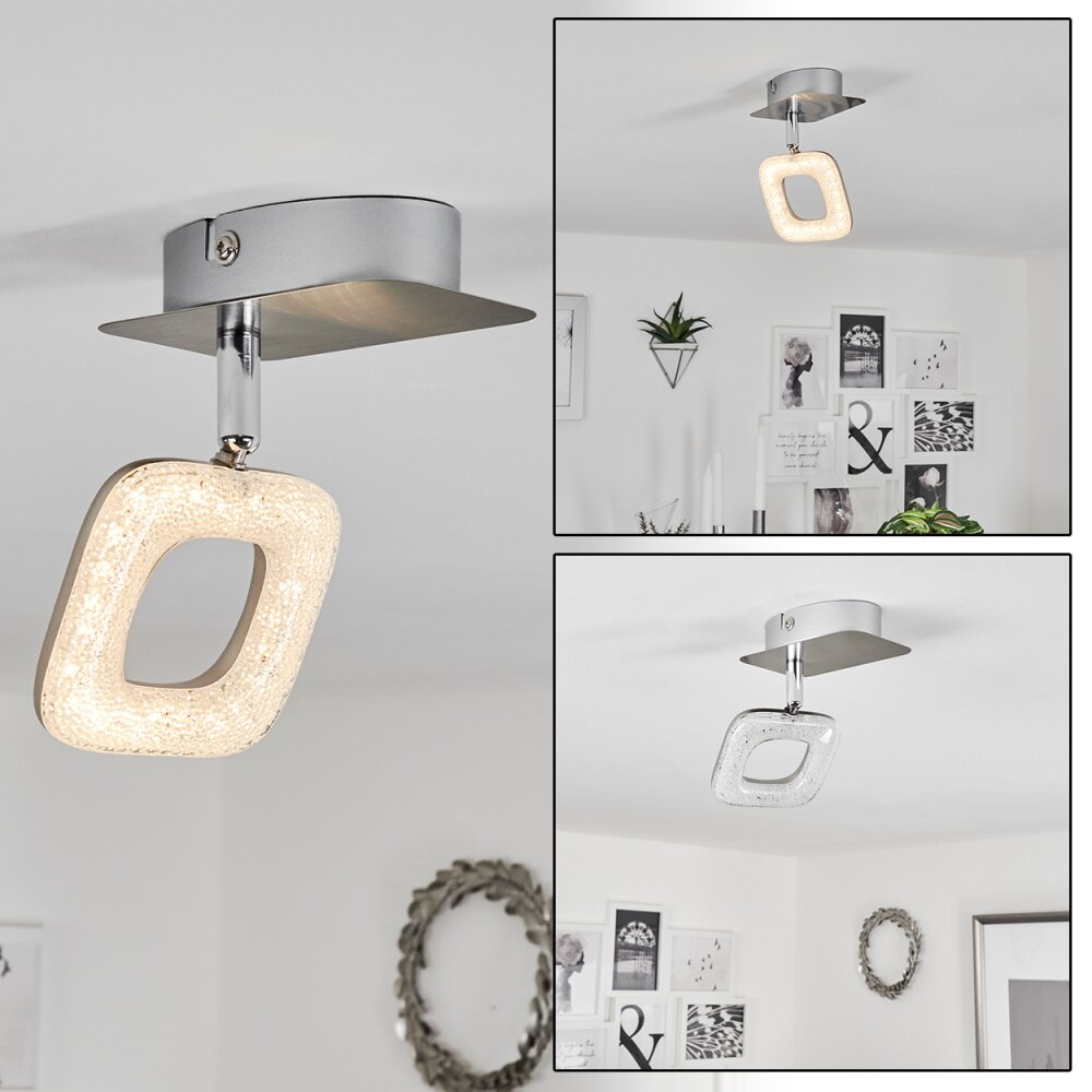Villenauxe Deckenleuchte LED Chrom, Nickel-Matt, 1-flammig main product photo