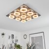 Thiernu Deckenleuchte LED Nickel-Matt, 1-flammig