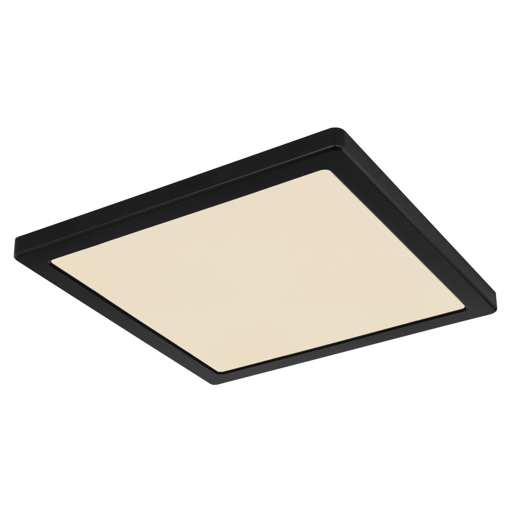 Globo LASSE Deckenpanel LED Schwarz, Weiß, 1-flammig main product photo