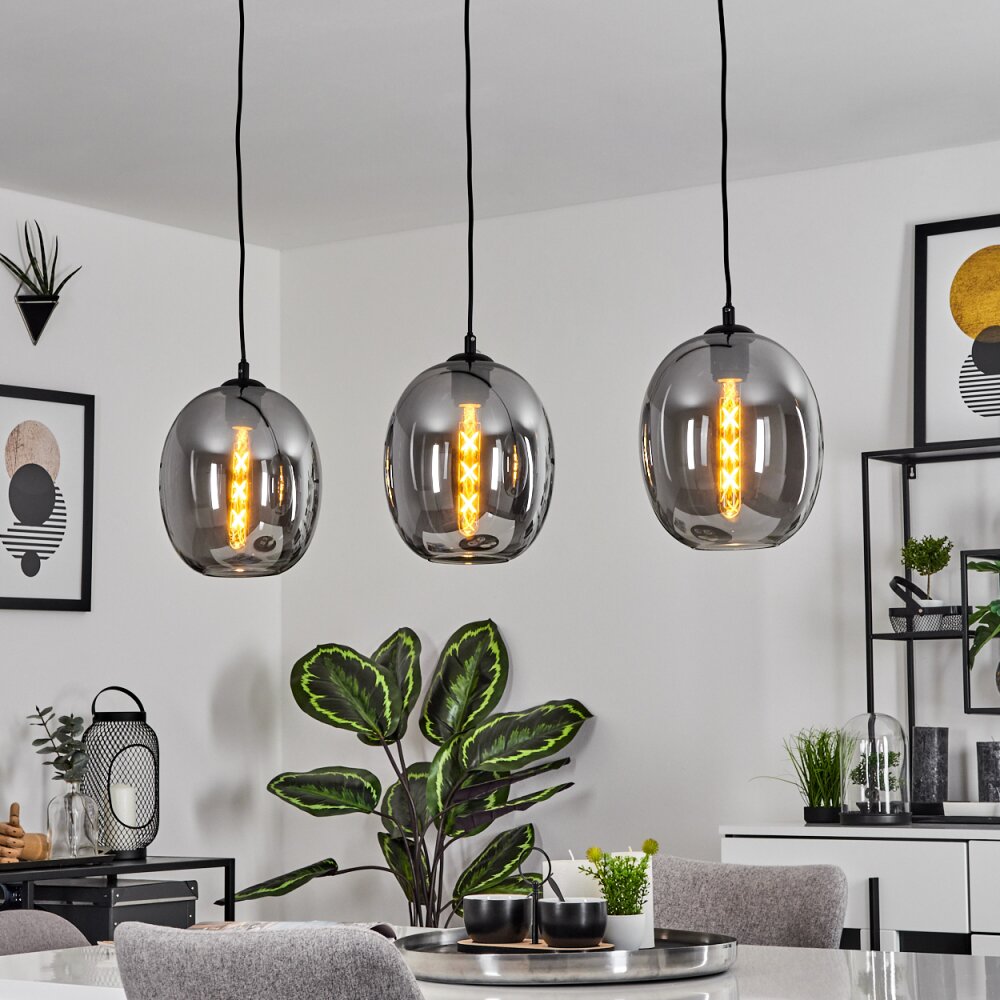 Sarniguet Hängeleuchte Schwarz, 1-flammig main product photo