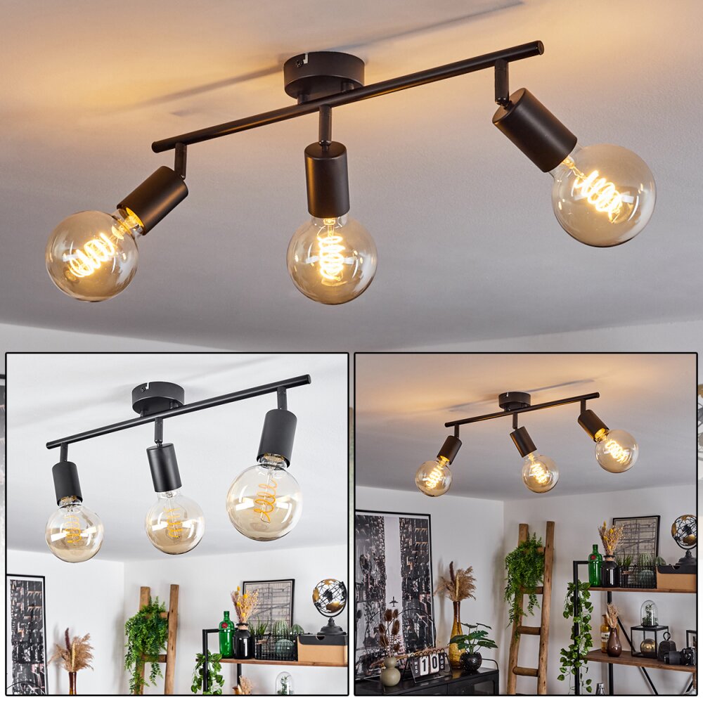 Maidford Deckenleuchte Schwarz, 3-flammig main product photo