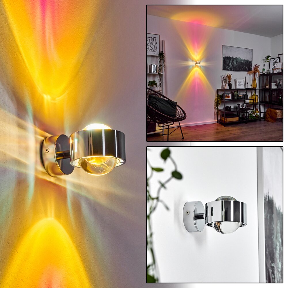 Sapri Wandleuchte Chrom, 1-flammig main product photo
