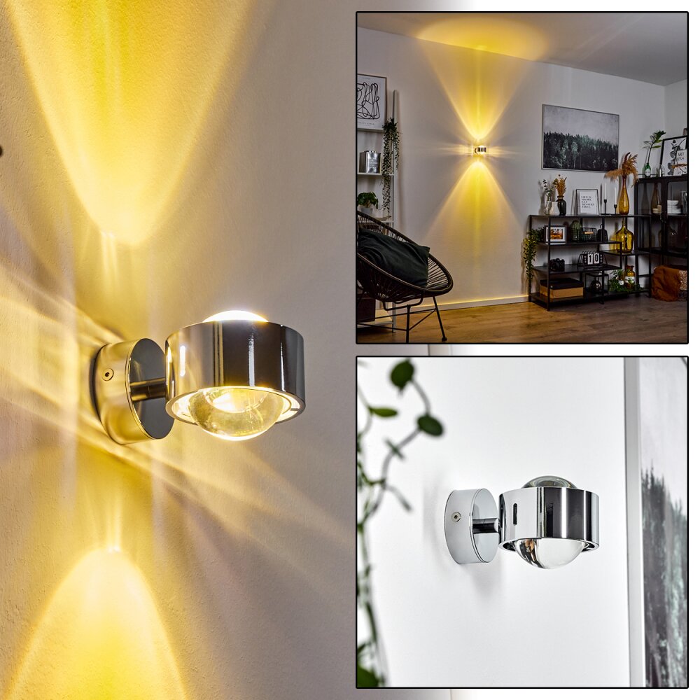 Sapri Wandleuchte Chrom, 1-flammig main product photo
