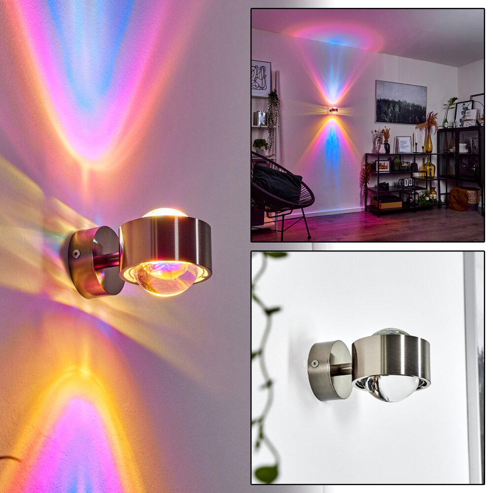 Sapri Wandleuchte Nickel-Matt, 1-flammig main product photo