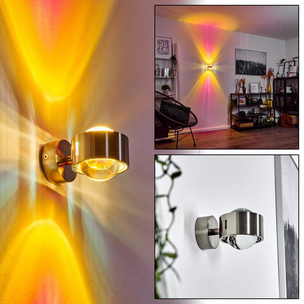 Sapri Wandleuchte Nickel-Matt, 1-flammig main product photo