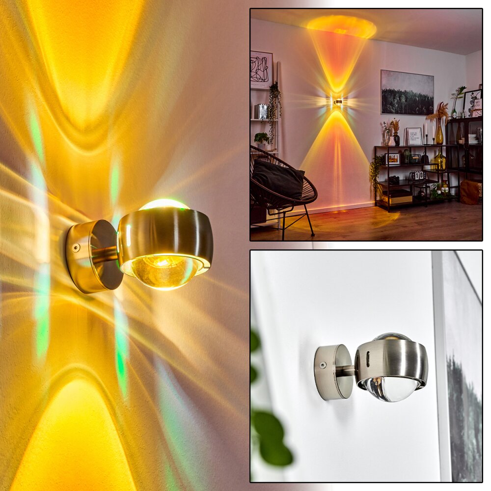 Sapri Wandleuchte Nickel-Matt, 1-flammig main product photo