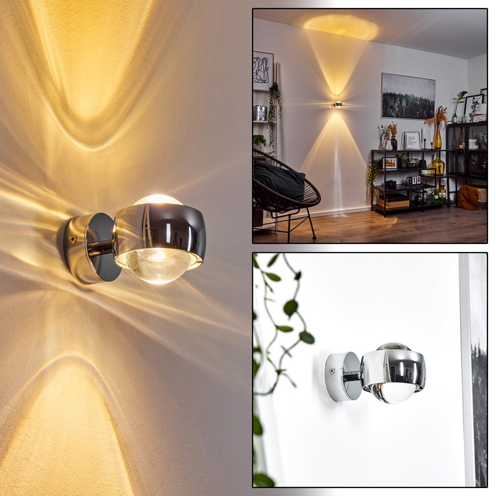 Sapri Wandleuchte Chrom, 1-flammig main product photo