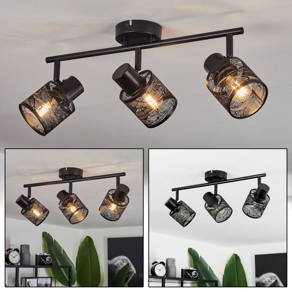 Roto Deckenleuchte Schwarz, 3-flammig main product photo
