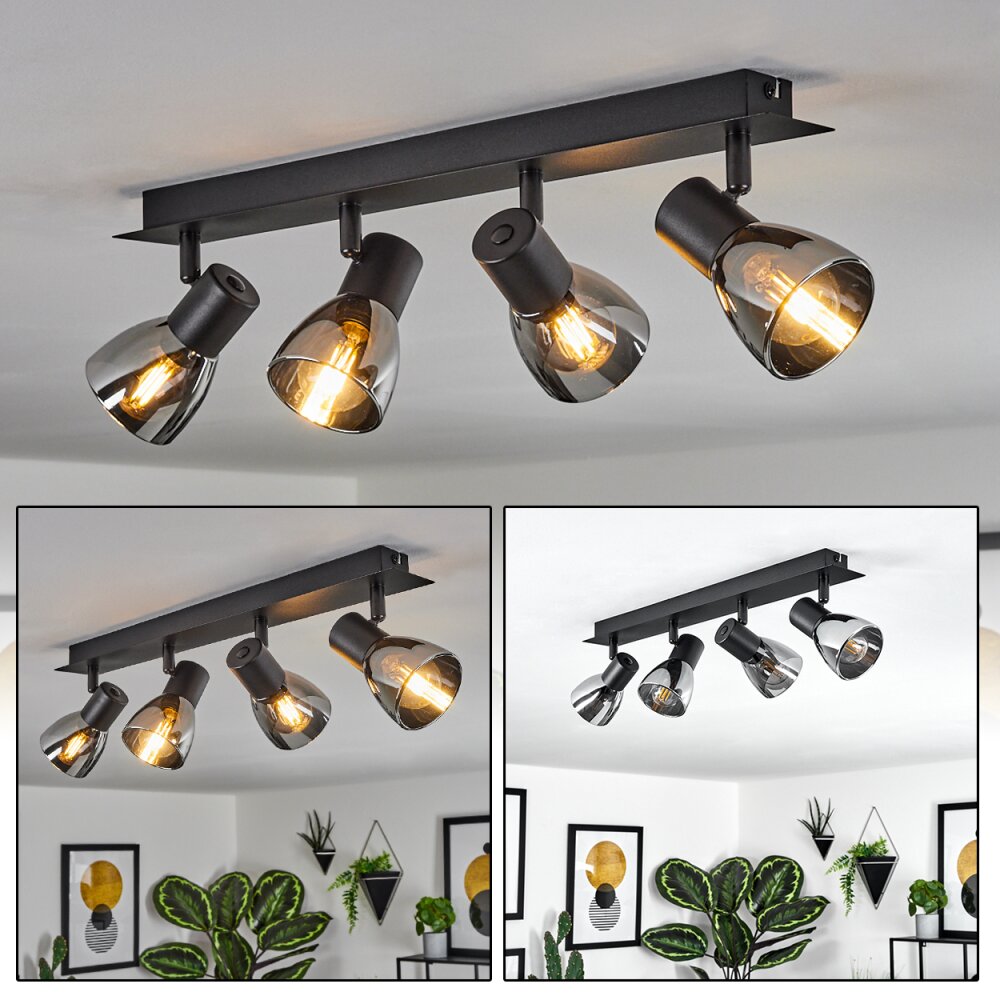 Murianette Deckenleuchte Schwarz, 4-flammig main product photo