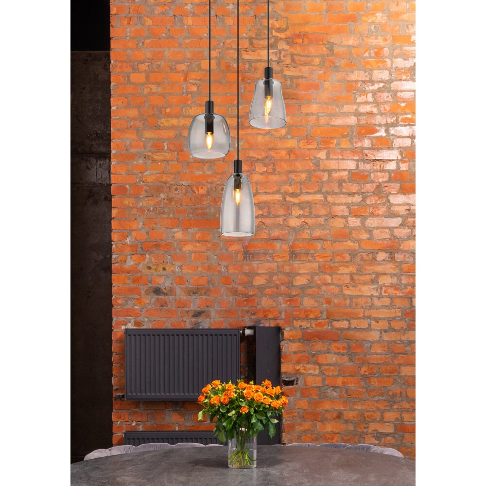 Globo GARRI Hängeleuchte Schwarz, 3-flammig main product photo