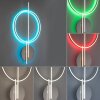 Paul Neuhaus Q-ARKOA Deckenleuchte LED Stahl gebürstet, 1-flammig, Fernbedienung, Farbwechsler