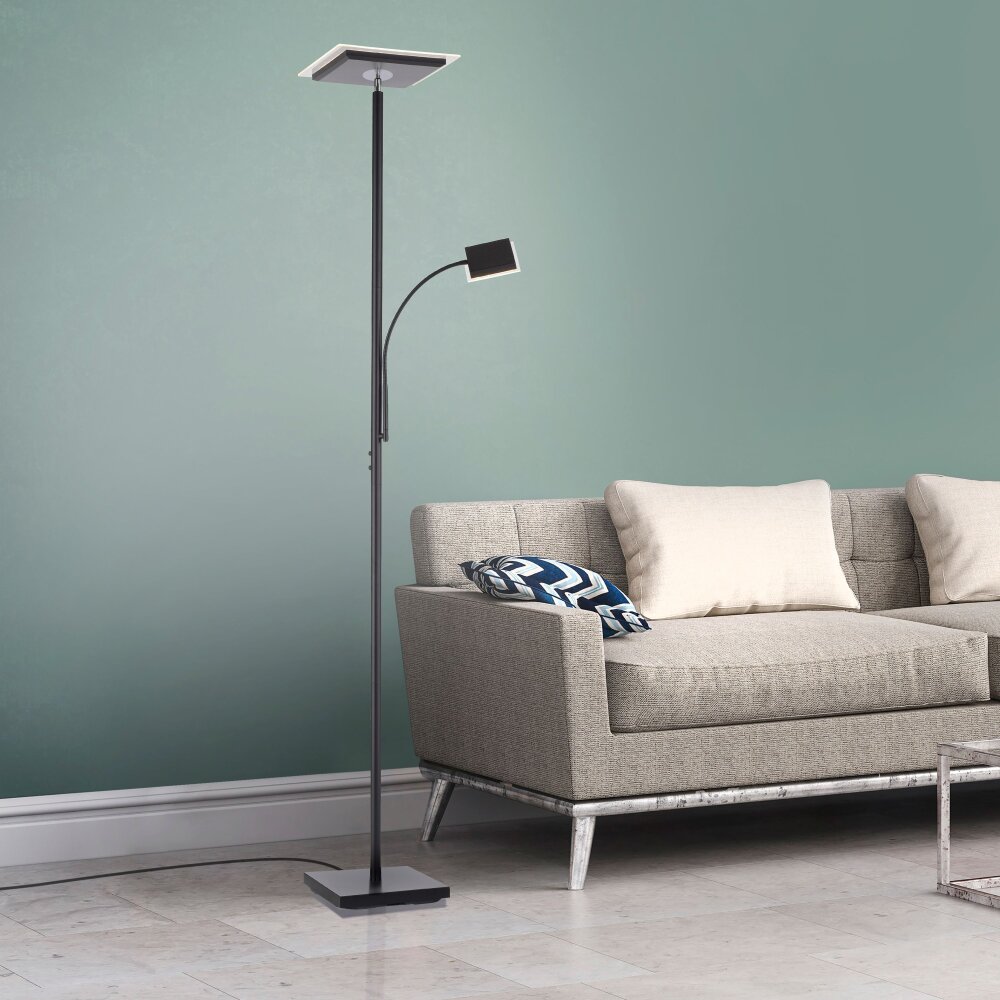 Leuchten Direkt HANS Deckenfluter LED Schwarz, 2-flammig main product photo