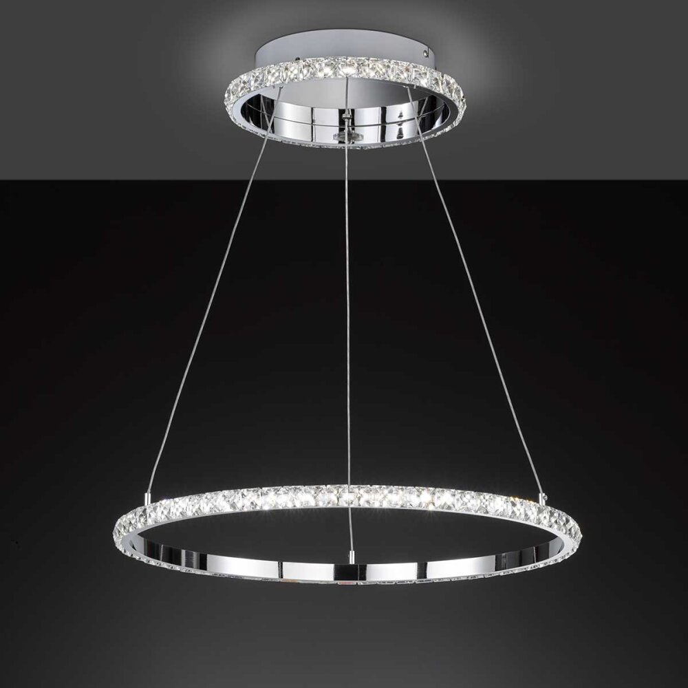 Wofi Leuchten HARLEY Pendelleuchte LED Chrom, 1-flammig main product photo