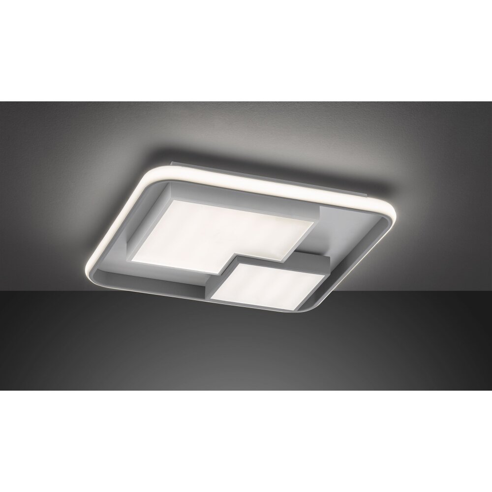 Wofi Leuchten FELA Deckenleuchte LED Grau, Weiß, 3-flammig main product photo