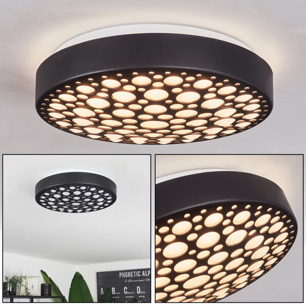 Agodim Deckenleuchte LED Schwarz, 1-flammig main product photo