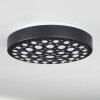 Agodim Deckenleuchte LED Schwarz, 1-flammig