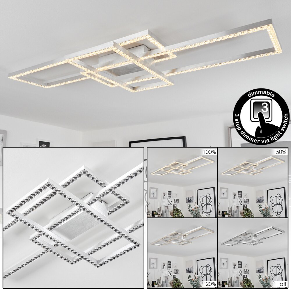 Serranos Deckenleuchte LED Aluminium, 1-flammig main product photo